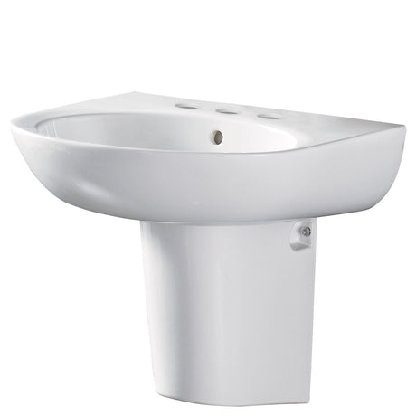 Stella Care 560 Ceramic Wall Basin with Shroud