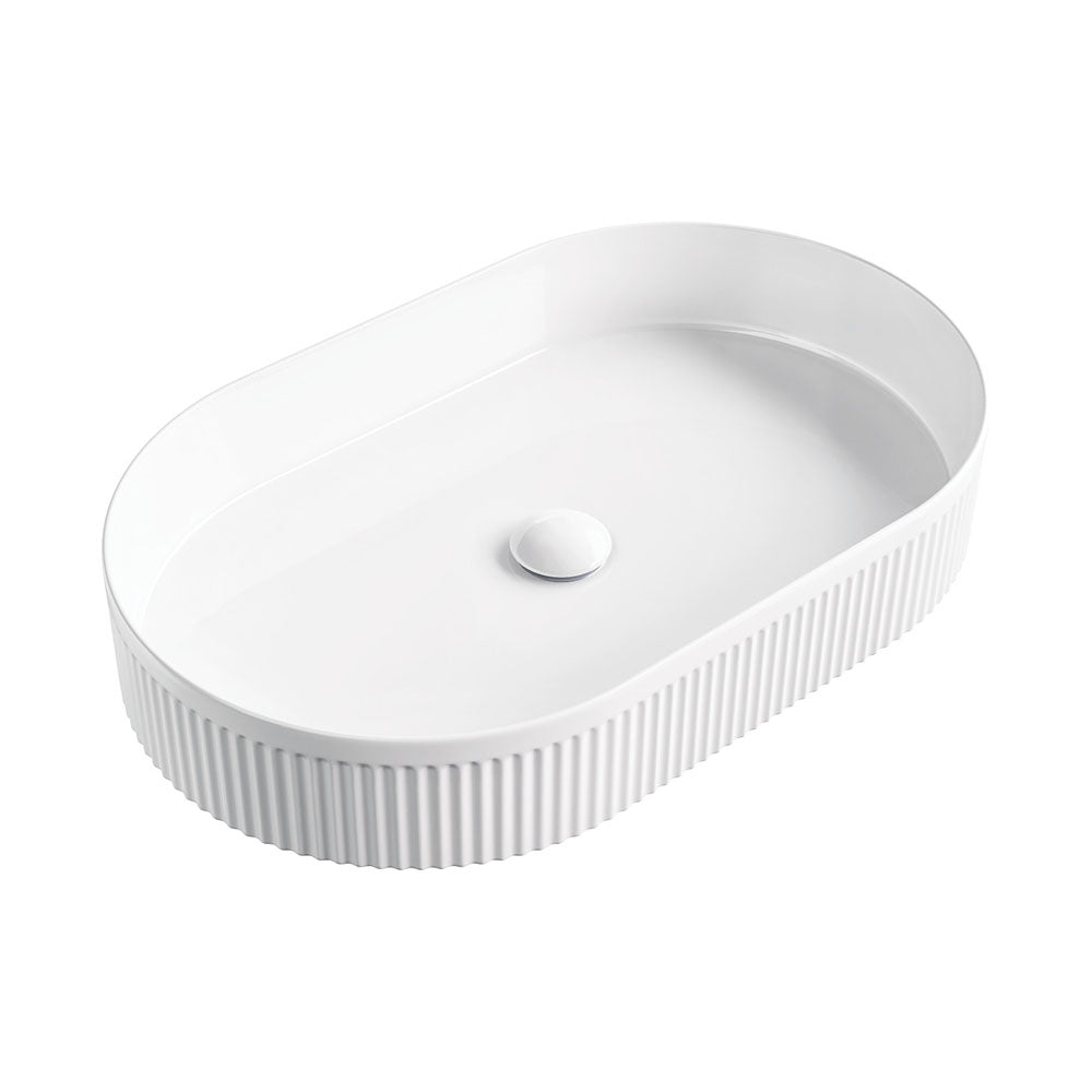 Eleanor Fluted Oval Above Counter Basin