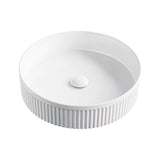 Eleanor Fluted Round Above Counter Basin
