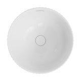 Eleanor Fluted Round Semi Inset Basin with Overflow