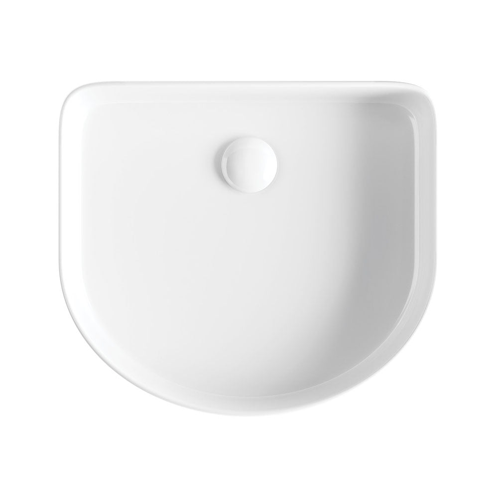 Forma Arch Design Gloss White Above Counter Basin