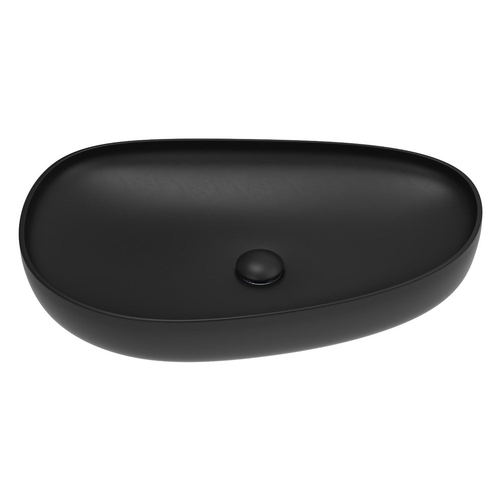 Pebble Large 650 Slim Edge Ceramic Basin