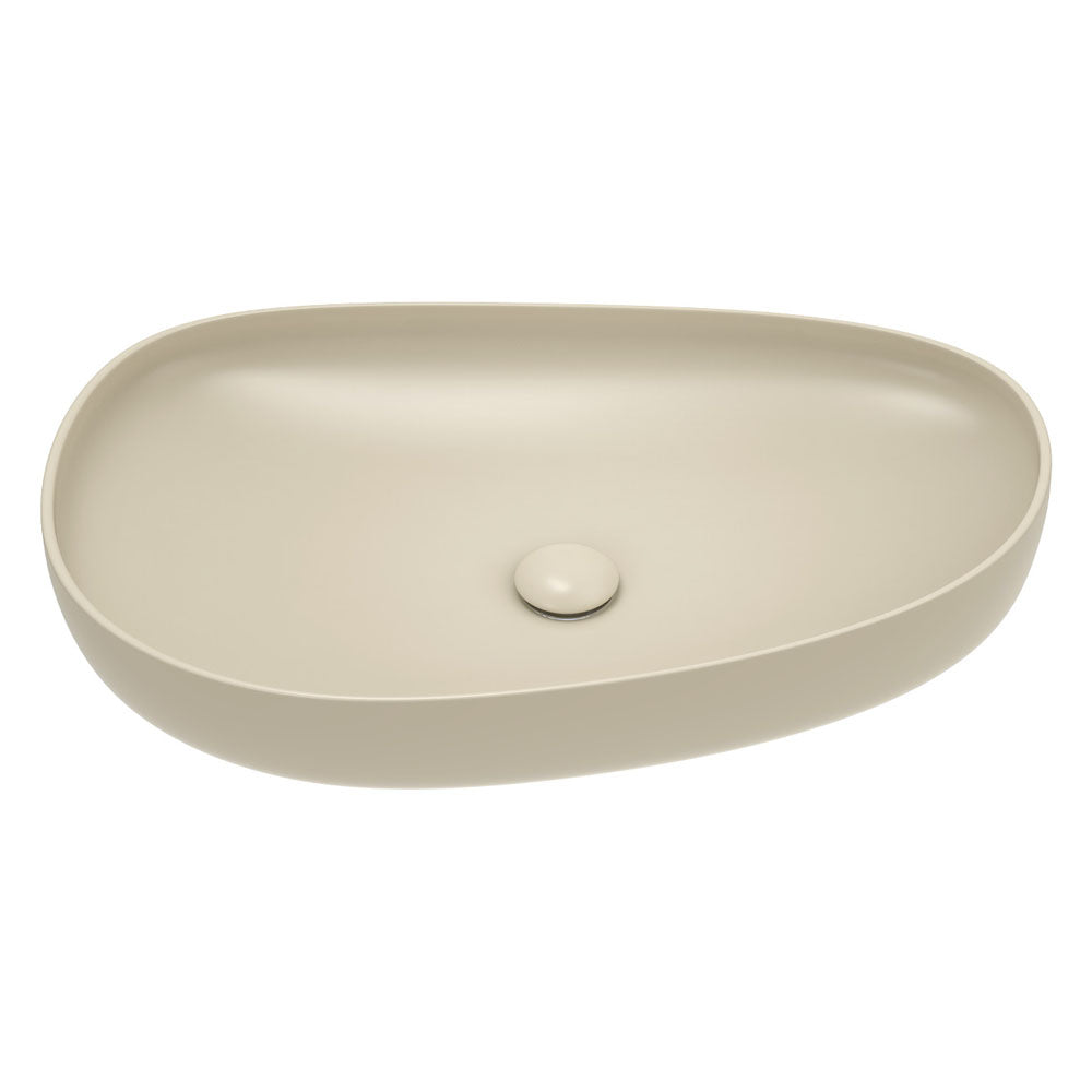 Pebble Large 650 Slim Edge Ceramic Basin