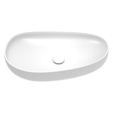 Pebble Large 650 Slim Edge Ceramic Basin