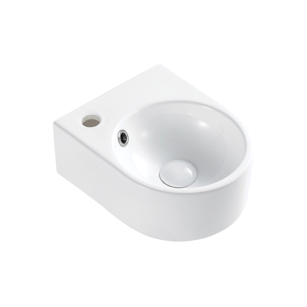 Junior Wall Hung Basin White Ceramic