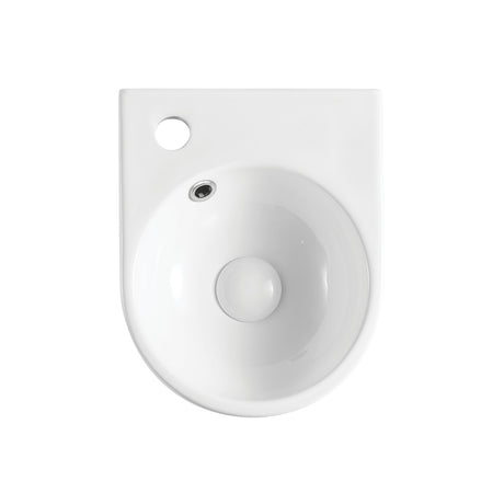 Junior Wall Hung Basin White Ceramic