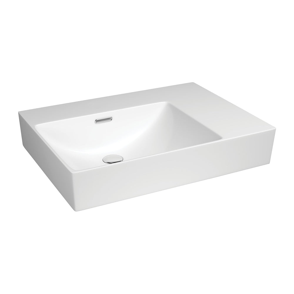 Tono 600 Wall Hung Basin Left Hand Bowl
