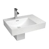 Tono 600 Wall Hung Basin with Shroud Left Hand Bowl