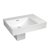 Tono 600 Wall Hung Basin with Shroud Left Hand Bowl