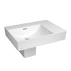 Tono 600 Wall Hung Basin with Shroud Left Hand Bowl
