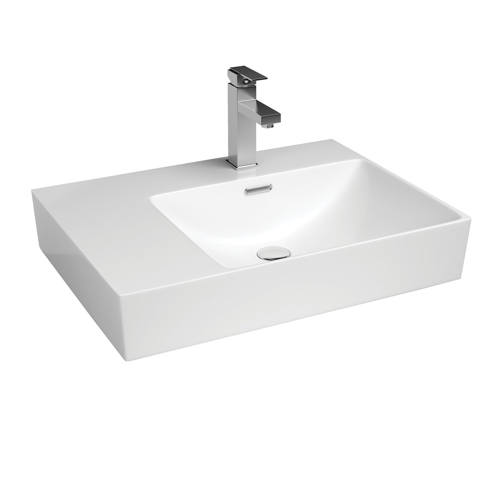 Tono 600 Wall Hung Basin Right Hand Bowl