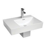 Tono 600 Wall Hung Basin with Shroud Right Hand Bowl