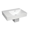 Tono 600 Wall Hung Basin with Shroud Right Hand Bowl