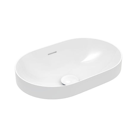 Aluca Pill Ceramic Semi-Inset Basin