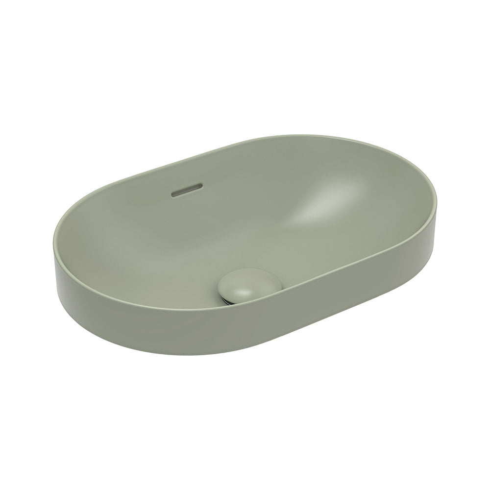 Aluca Pill Ceramic Semi-Inset Basin
