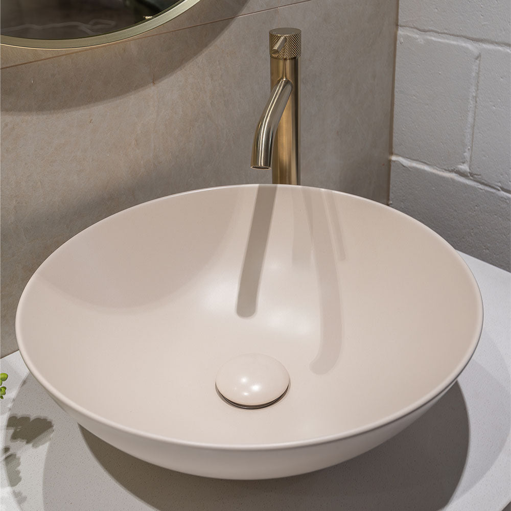 Aluca Slim Edge 400mm Ceramic Above Counter Basin