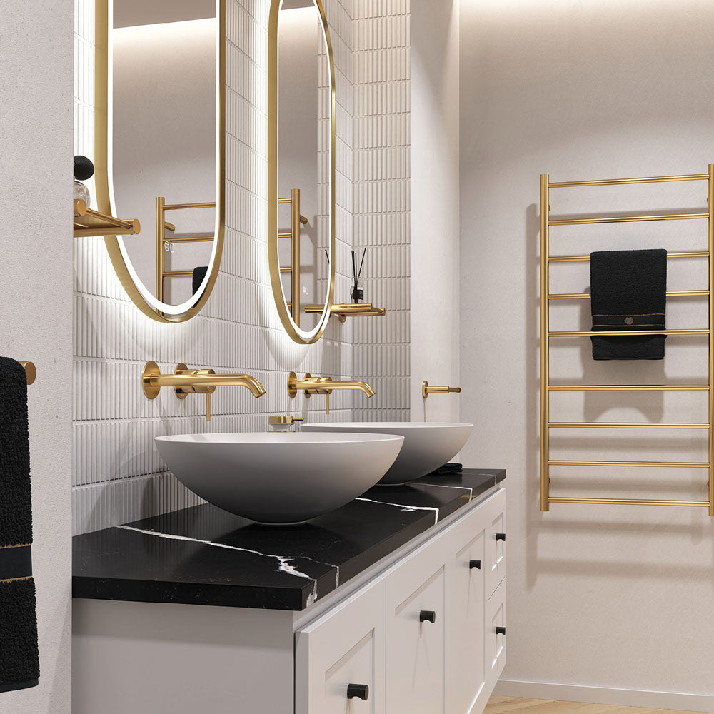 Aluca Slim Edge 400mm Ceramic Above Counter Basin