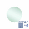 Ablaze - Rio Polished Edge Round Mirror - 500mmØ Glue-to-Wall and Demister