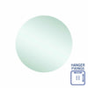 Ablaze - Rio Polished Edge Round Mirror - 600mmØ with Hangers