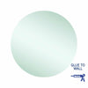 Ablaze - Rio Polished Edge Round Mirror - 700mmØ Glue-to-Wall