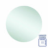 Ablaze - Rio Polished Edge Round Mirror - 700mmØ with Hangers