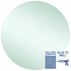 Ablaze - Rio Polished Edge Round Mirror - 900mmØ Glue-to-Wall and Demister