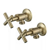 Ryker - Brushed Brass Washing Machine Stops