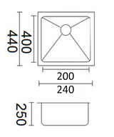 Luminare - Sink 240 x 440mm