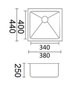 Luminare - Sink 380 x 440mm