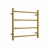 Thermorail - Straight/Round 550x550x122mm 41Watts 4 Bars - Brushed Gold