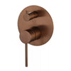 Star Mini - Champagne Wall Mixer w Diverter