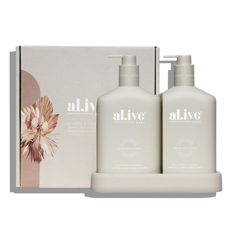 Body Wash & Lotion Duo - Sea Cotton & Coconut