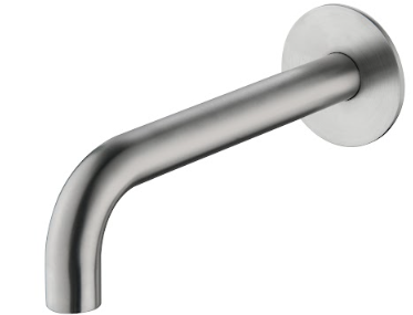 Mica - Brushed Nickel 250mm Bath Spout