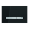 Sigma50 - Black Glass Flush Plate for Sigma Concealed Cistern