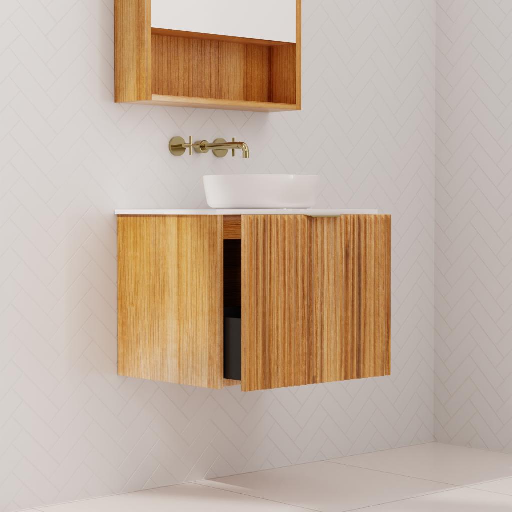 Sophia - 600mm Messmate Wall Hung Vanity