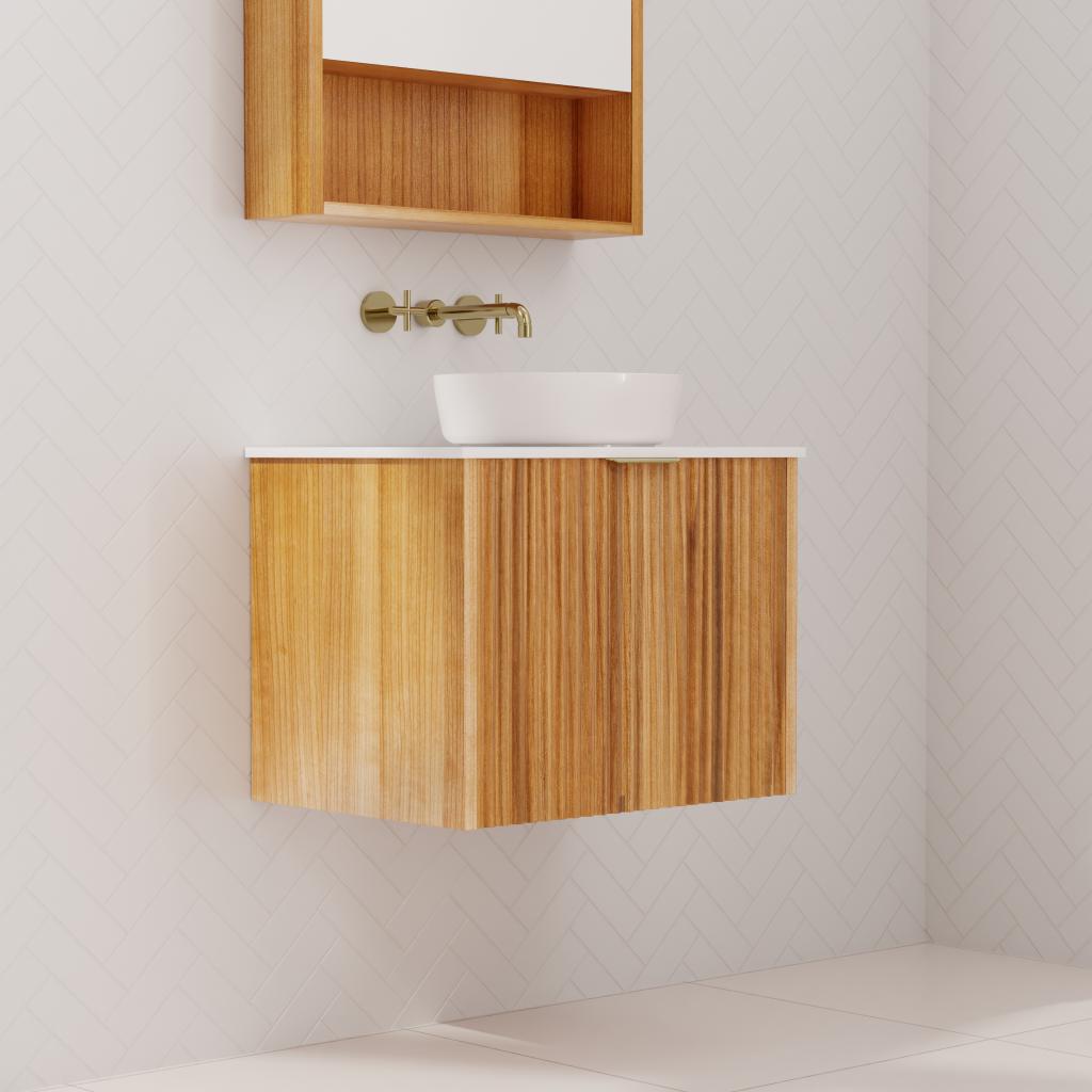 Sophia - 600mm Messmate Wall Hung Vanity
