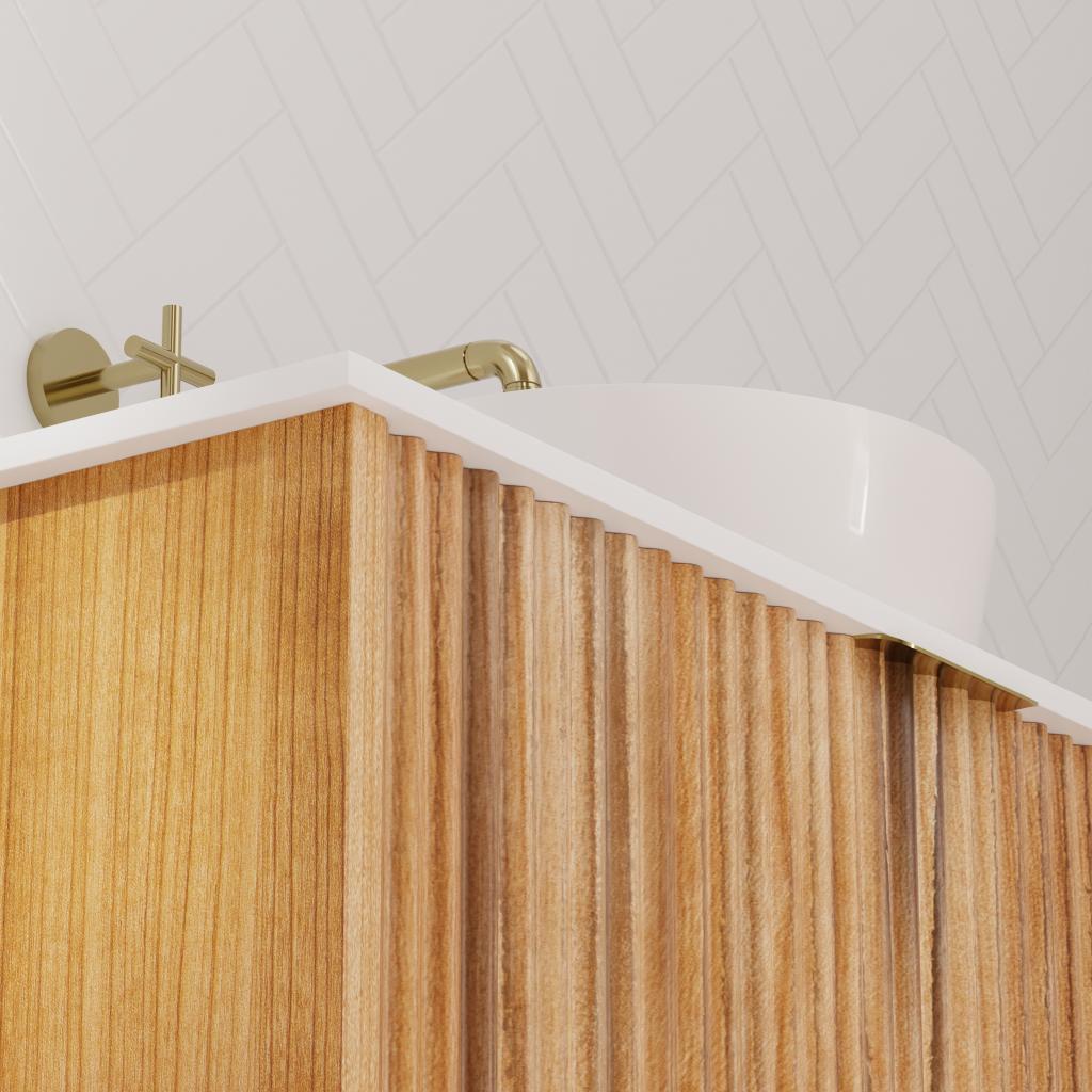 Sophia - 900mm Messmate Wall Hung Vanity