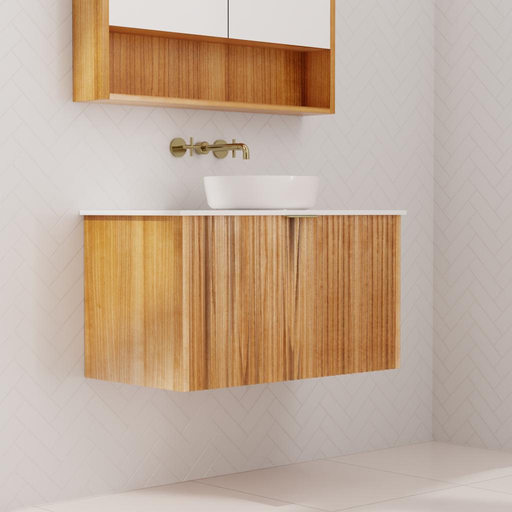 Sophia - 900mm Messmate Wall Hung Vanity