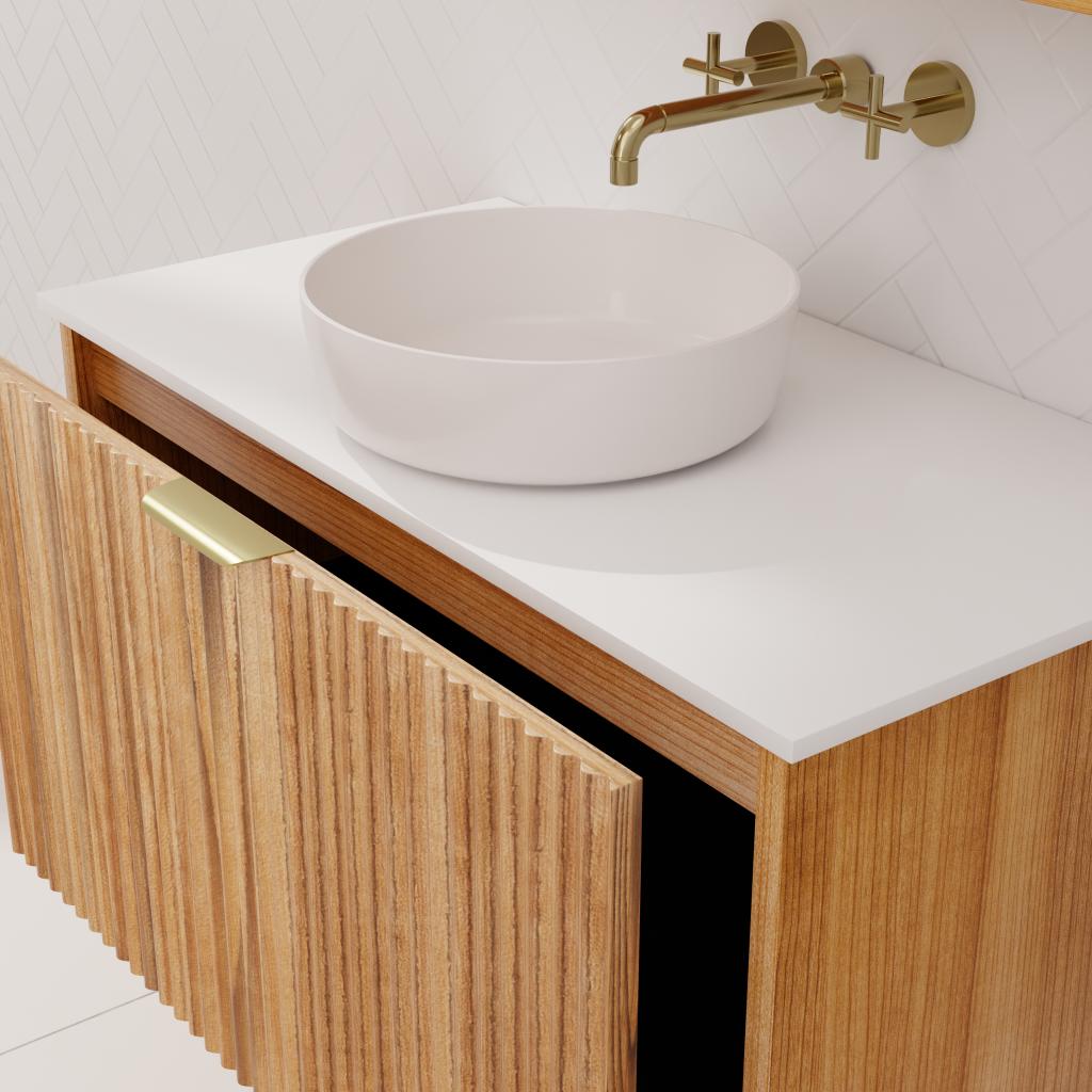 Sophia - 900mm Messmate Wall Hung Vanity