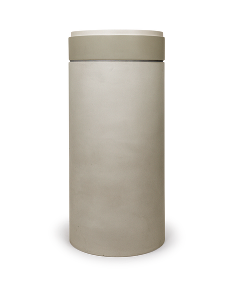 Cylinder Concrete Stepp Circle Basin - Freestanding
