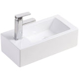 Linea Wall Hung Basin Left Hand Tap