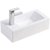 Linea Wall Hung Basin Left Hand Tap