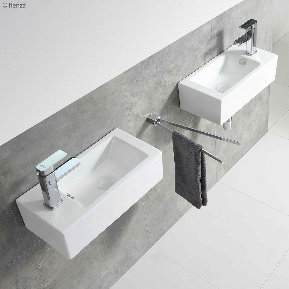 Linea Wall Hung Basin Left Hand Tap