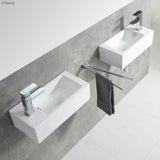 Linea Wall Hung Basin Left Hand Tap