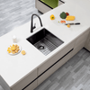 Kitchen Sink - Gunmetal Stainless Steel Single Bowl Sink
390x450x215mm