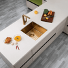 Kitchen Sink - Gold Stainless Steel Double Bowl Sink
390x450x215mm