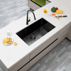 Kitchen Sink - Gunmetal Stainless Steel Single Bowl Kitchen Sink
762x457x254mm