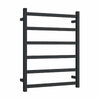Thermorail - Straight/Square 600x800x120mm 104Watts 6 Bars - Matt Black