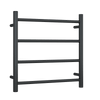 Thermorail - Straight/Round 12Volt 550x550x122mm 70Watts 4 Bars - Black