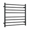 Thermorail - Straight/Round 750x700x122mm 132Watts 8 Bars - Matt Black